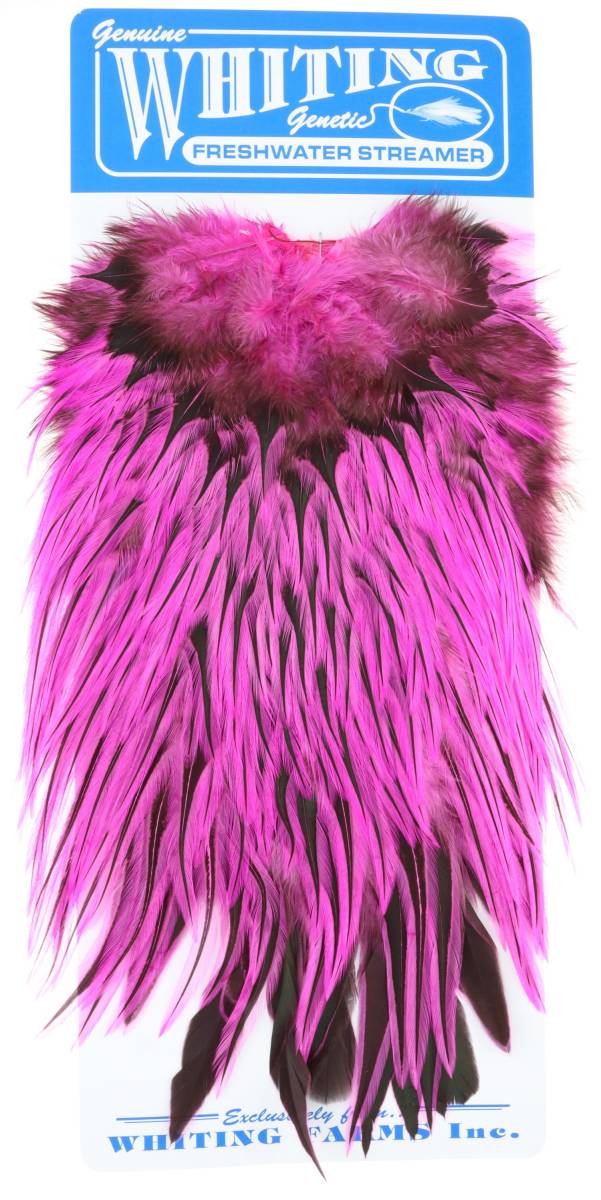 Whiting Freshwater Streamer Saddle Dyed Badger